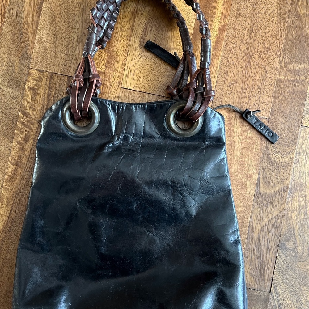 Braided Handle Hand Bag